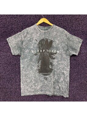 Sleep Token Mineral Wash T-Shirt Size Large
